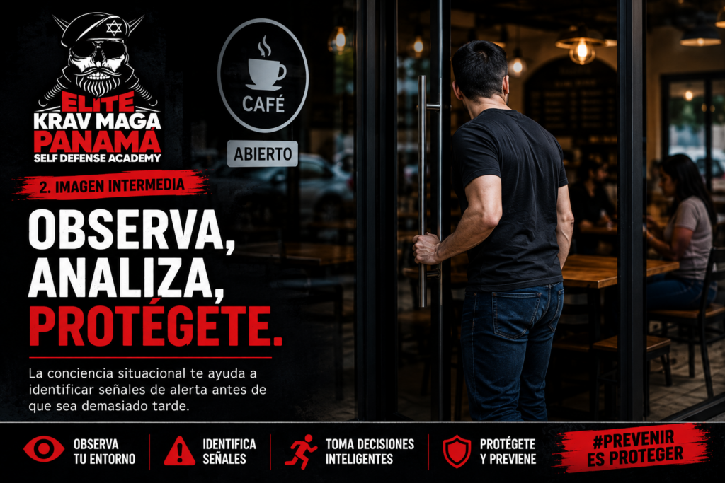 Conciencia situacional y seguridad personal en espacios públicos